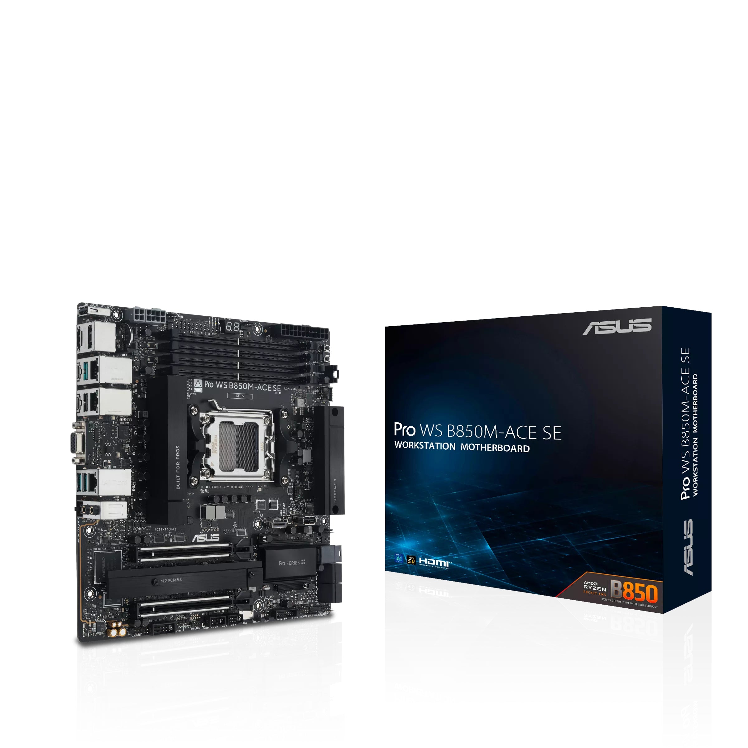 ASUS PRO WS B850M-ACE SE AMD B850 AM5-Sockel micro ATX