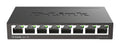 D-Link DGS-108 Ohanterad L2 Gigabit Ethernet (10/100/1000) Svart