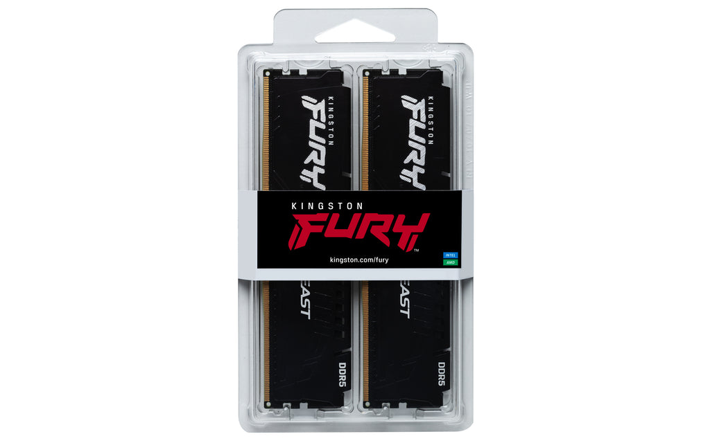 Kingston Technology FURY Beast RAM 64 GB 2 x 32 GB DDR5 5600 MT/s 288-pin DIMM