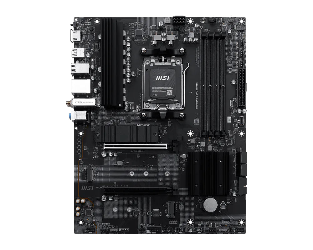 MSI Pro B840-S EVO WIFI6E AMD B840 AM5-Sockel ATX