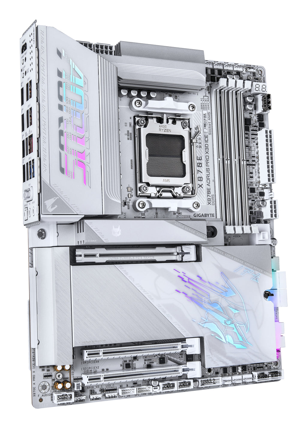 GIGABYTE X870E AORUS PRO X3D ICE AMD X870E AM5-Sockel ATX