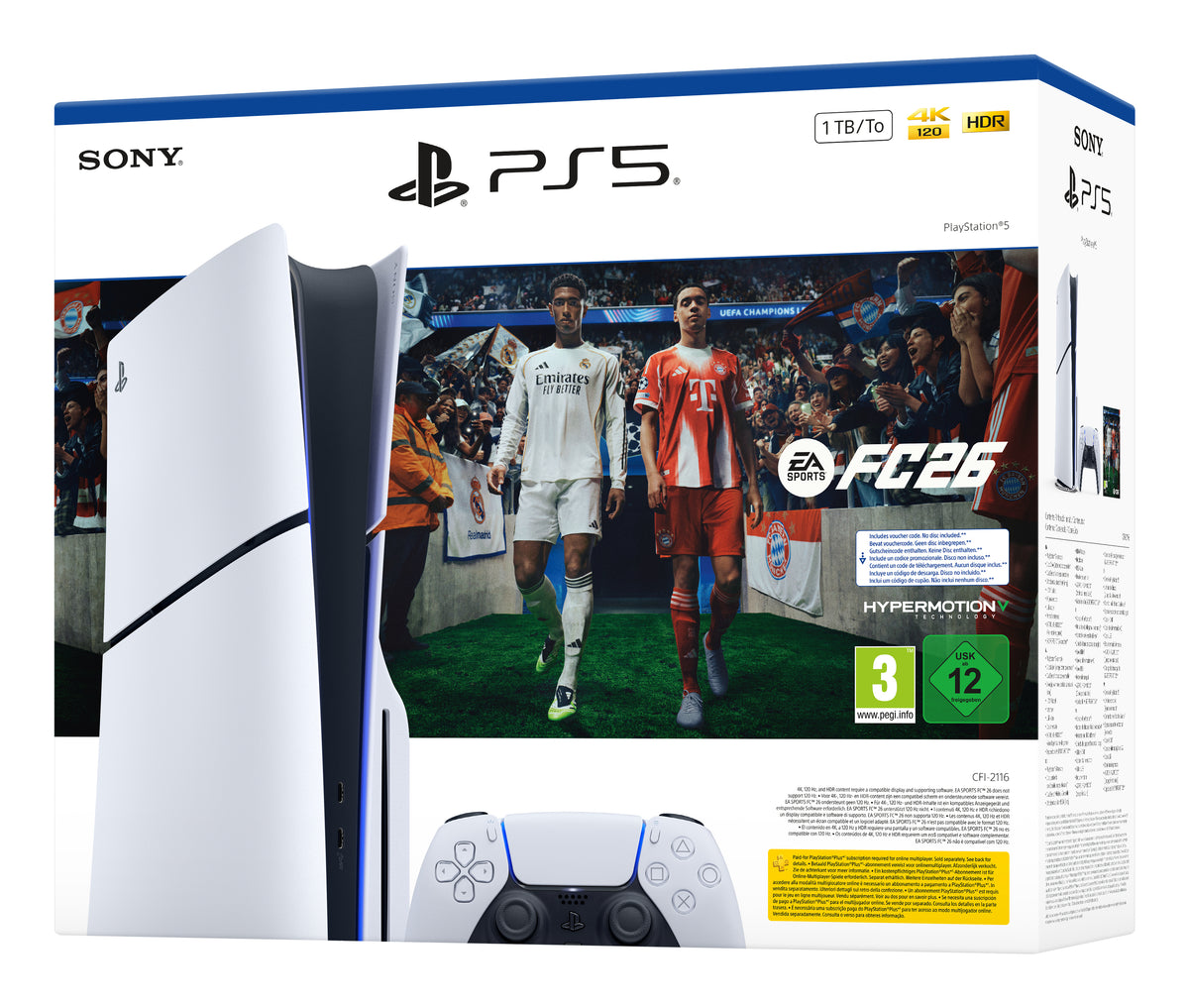 Sony PlayStation 5 1TB Wi-Fi + EA Sports FC 26 Bundle
