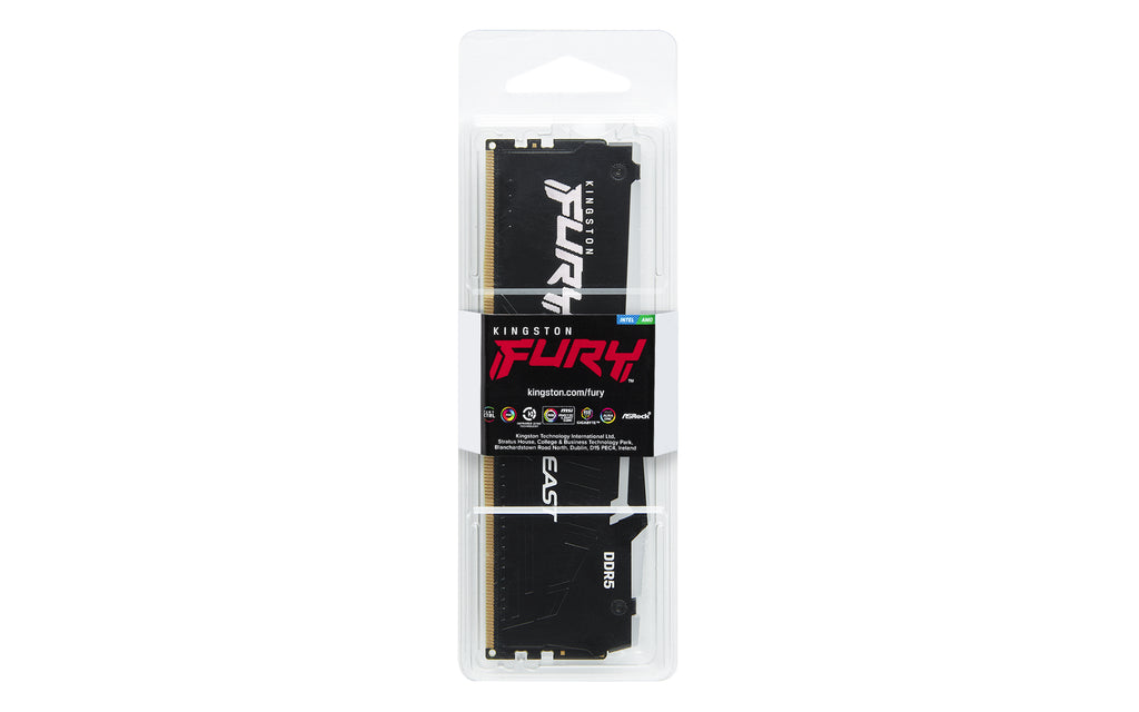 Kingston Technology FURY Beast RGB RAM 16 GB 1 x 16 GB DDR5 6000 MT/s 288-pin DIMM ECC