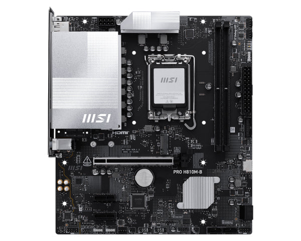 MSI PRO H810M-B Mainboard Intel H810 LGA 1851 (Socket V1) micro ATX