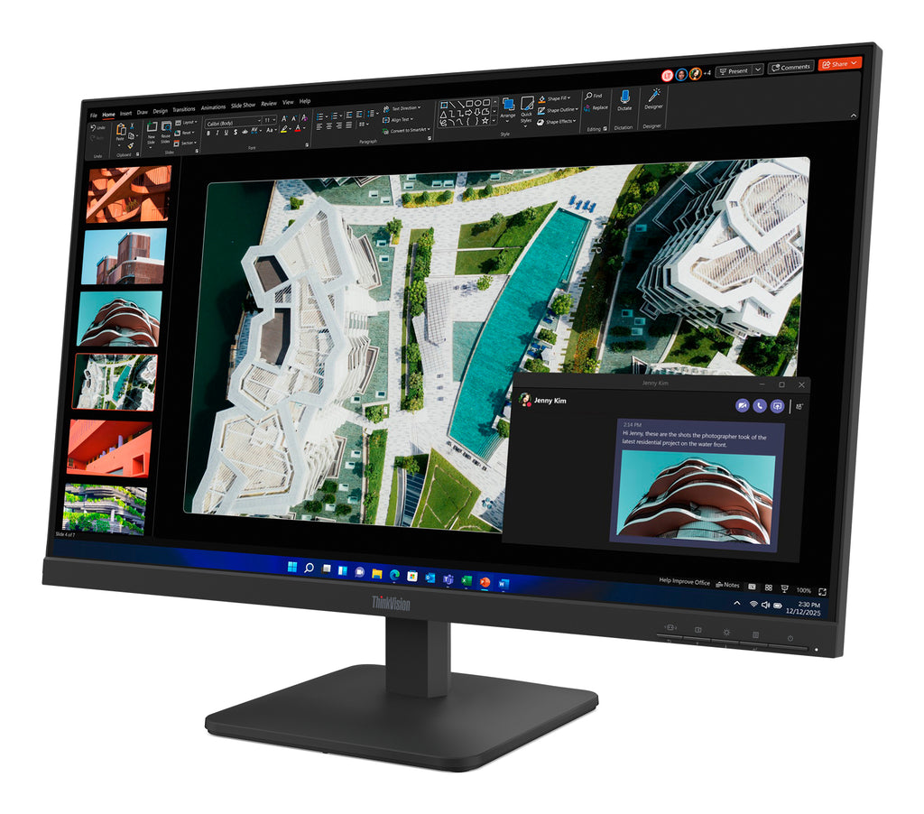 Lenovo ThinkVision S27-4e Écrans plats PC 68,6 cm (27") 1920 x 1080 pixels Full HD LCD Noir