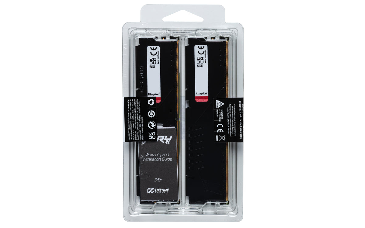 Kingston Technology FURY Beast RAM 16 GB 2 x 8 GB DDR5 6000 MT/s 288-pin DIMM