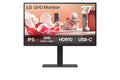 LG 27BA75QB-B.AEU flache PC-Bildschirme 68,6 cm (27") 2560 x 1440 Pixel Wide Quad HD LED Schwarz