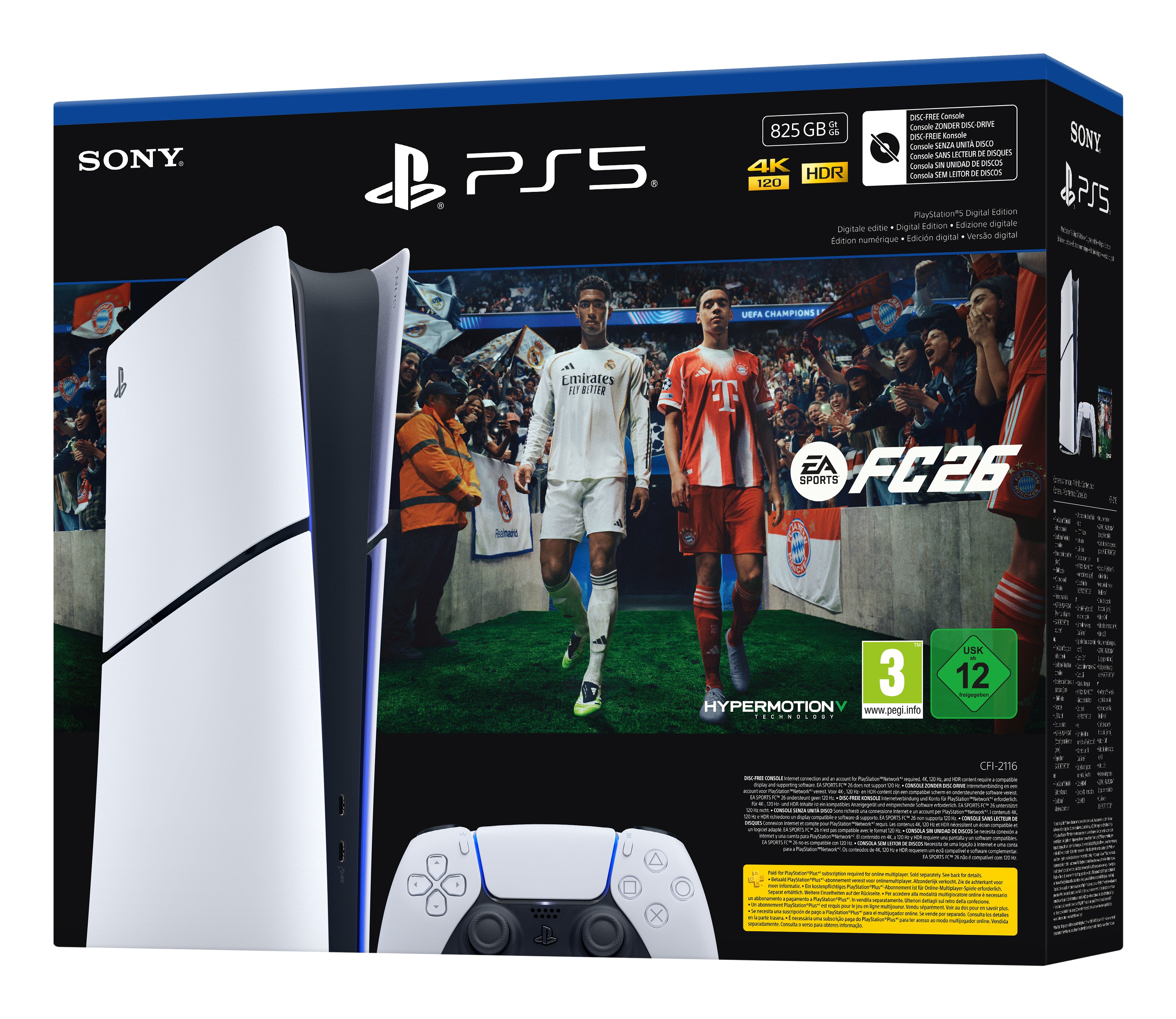 Sony PlayStation 5 Digital 825GB Wi-Fi + EA Sports FC 26 Bundle