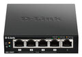 D-Link DGS-1005P/E nätverksswitchar Ohanterad Gigabit Ethernet (10/100/1000) Strömförsörjning via Ethernet (PoE) stöd Svart