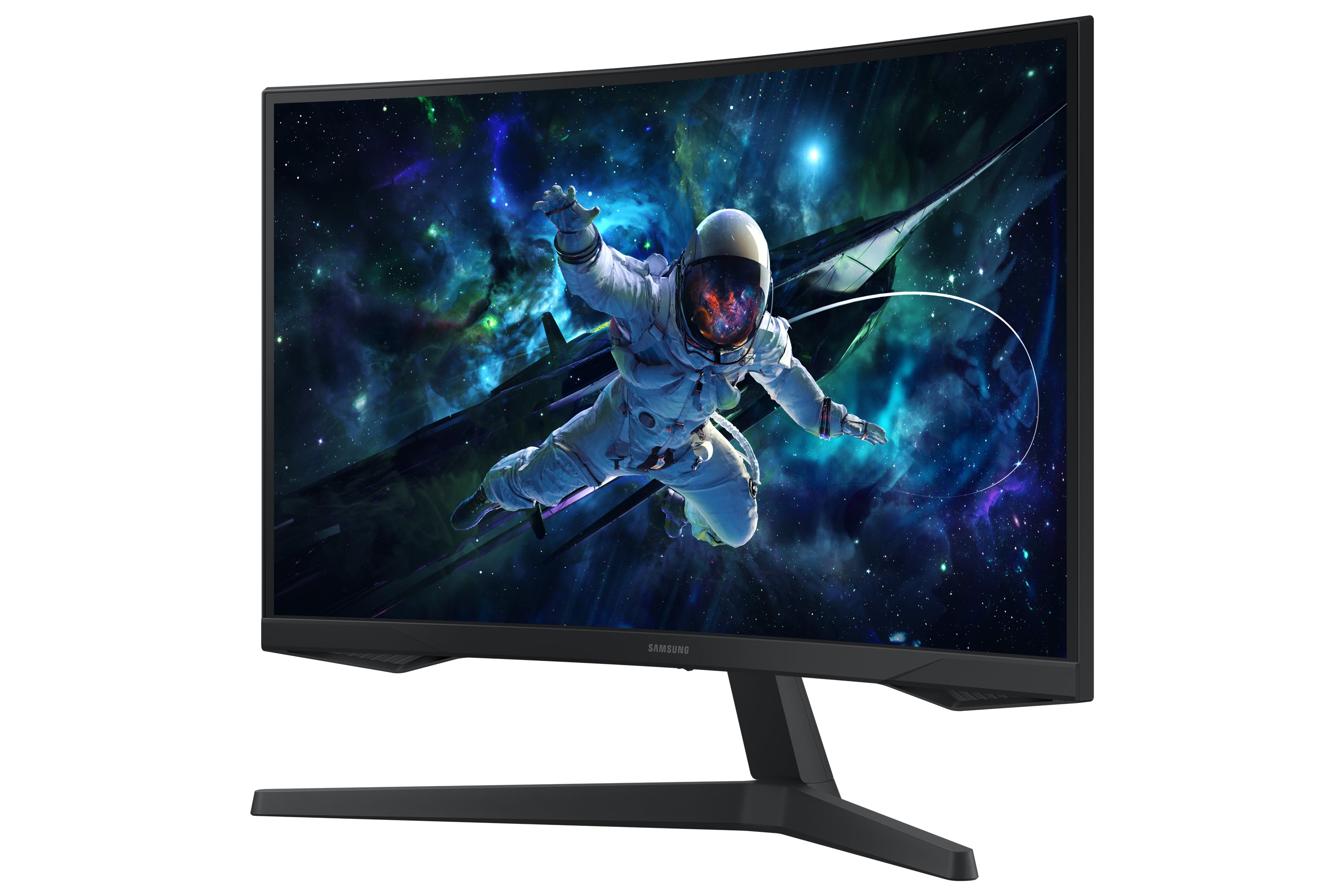 Samsung G55C flache PC-Monitore 68,6 cm (27") 2560 x 1440 Pixel Quad HD LED Schwarz
