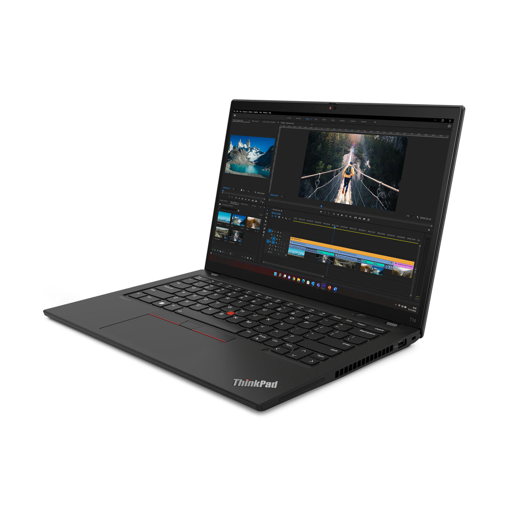 Lenovo ThinkPad T14 Gen 4 (Intel) Intel® Core™ i5 i5-1345U Bärbar dator 35,6 cm (14") 2.2K 16 GB DDR4-SDRAM 512 GB SSD Wi-Fi 6E (802.11ax) Windows 11 Pro Nordic Svart