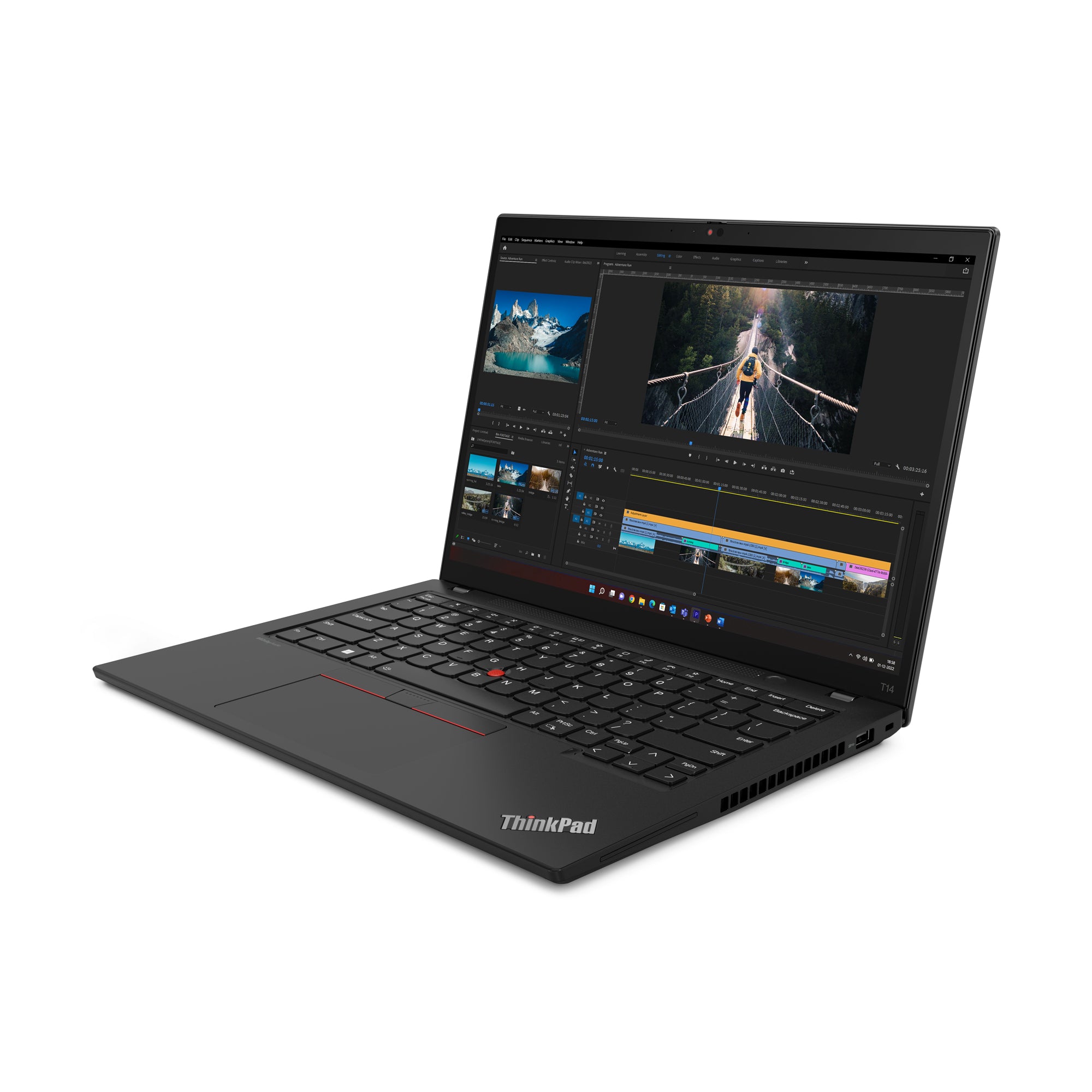Lenovo ThinkPad T14 Gen 4 (Intel) Intel® Core™ i5 i5-1345U Bärbar dator 35,6 cm (14") 2.2K 16 GB DDR4-SDRAM 512 GB SSD Wi-Fi 6E (802.11ax) Windows 11 Pro Nordic Svart