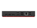 Lenovo ThinkPad Universal USB-C Smart Dock Cable USB 3.2 Gen 2 (3.1 Gen 2) Type-C Black