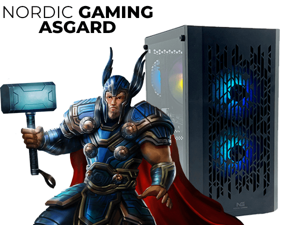 Direct Computer Supplies Nordic Gaming Asgard Thor Gaming PC | Ryzen 5 16GB RX 9060XT 8GB 1TB