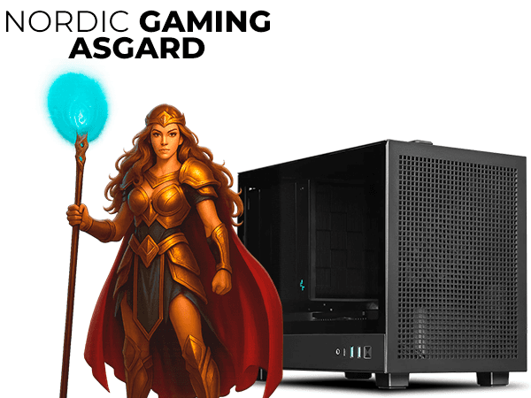 Direct Computer Supplies Nordic Gaming Asgard Thor Gaming PC | Ryzen 5 16GB RX 9060XT 8GB 1TB