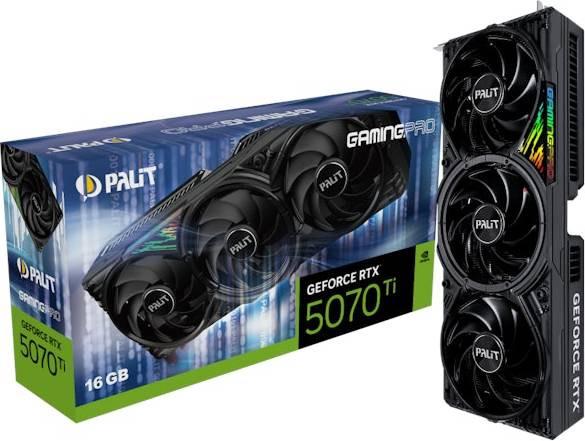 Palit GamingPro-S GeForce RTX 5070 Ti 16GB