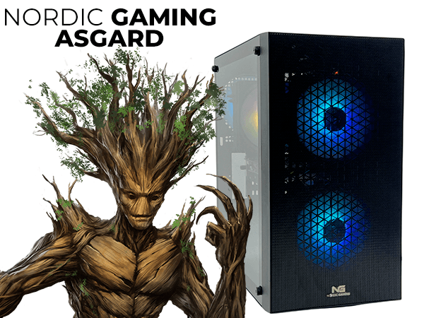 Direct Computer Supplies Nordic Gaming Asgard Yggdrasil V4 Gaming PC | Ryzen 5 16GB RTX 3050 1TB